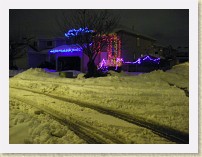 IMGP1777_Christmas_lights_ext_2008_A * Exterior Christmas Lights 2008 #A, 2170 LED lights, 223.8 m, 121.5 W. Lots of snow on the ground. * Exterior Christmas Lights 2008 #A, 2170 LED lights, 223.8 m, 121.5 W. Lots of snow on the ground. * 3264 x 2448 * (1.9MB)