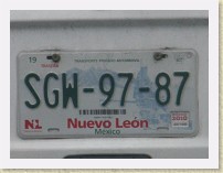 IMGP2814_Mexico_license_plate_detail * Mexico license plate detail. Seen on the road in North Vancouver, British Columbia. * Mexico license plate detail. Seen on the road in North Vancouver, British Columbia. * 960 x 720 * (123KB)